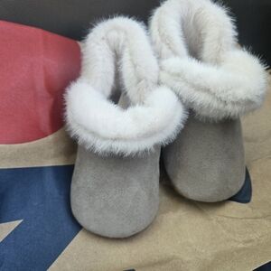 Cozy Faux Fur Cuffed Booties 12-18 Months